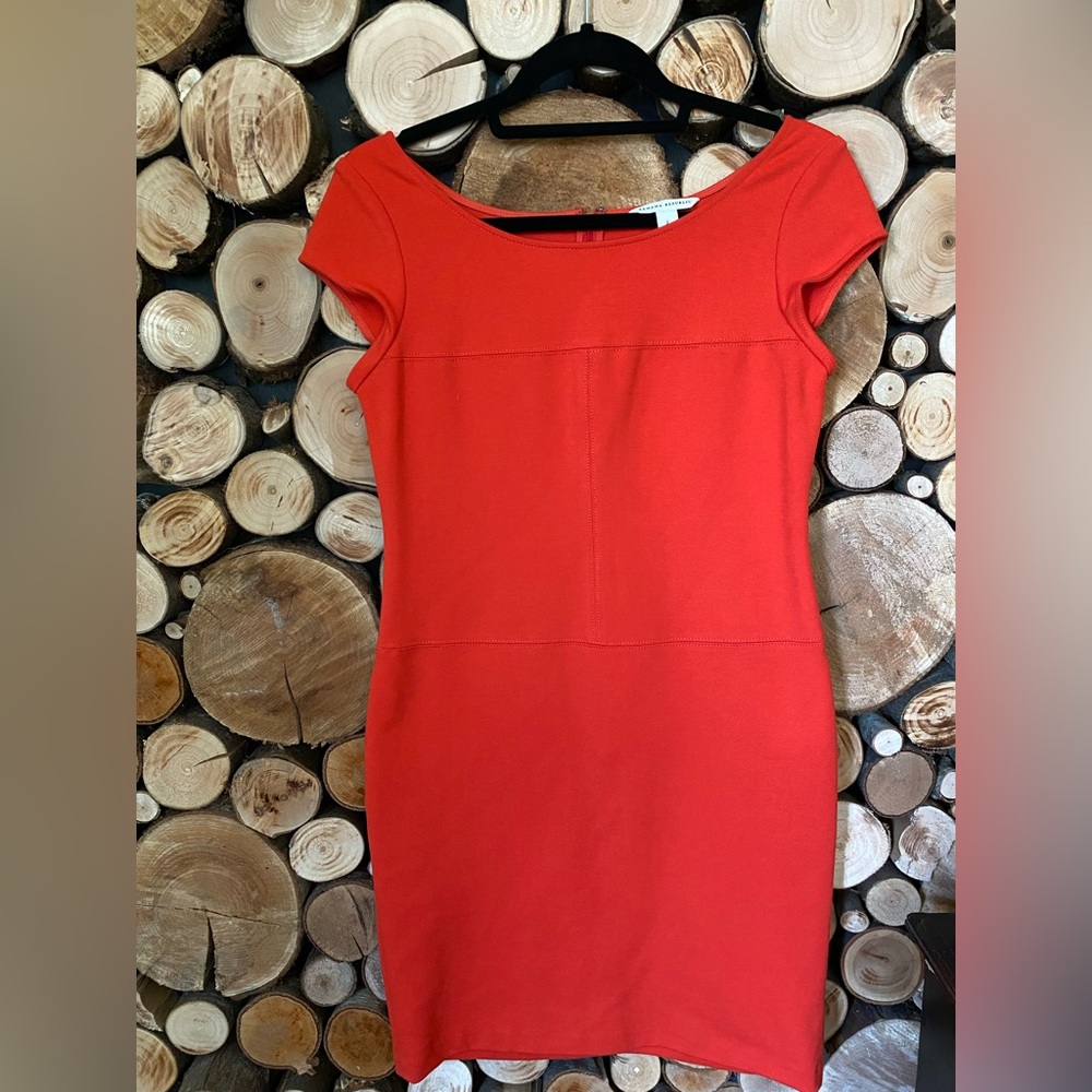 Banana Republic Orange mod style dress